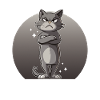 Grim Cat No Saying