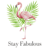 Flamingo Palmiers Flair Stay Fabulous
