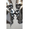 Silver Kissing Figures