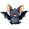 bat, nocturnal animal on Halloween
