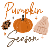 Pumpkin Season Cozy Autumn Print