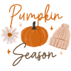 Pumpkin Season Cozy Autumn Print
