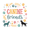 Bunte Hundefreundschaft