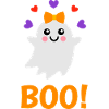 Cute Halloween Ghost Boo Costume