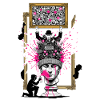 PopCollage Head Sculpture