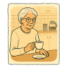 Grandma's Coffee Moment