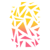 Triangle Pattern - Yellow Red