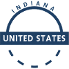 Indiana United States Emblem