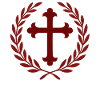 Cross in a laurel wreath