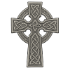 Celtic Cross with Knot Pattern