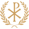 Chi-Rho Wreath Symbol