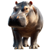 Nilpferd Flusspferd Mama Hippopotamus Cooles Hippo
