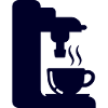 Espresso Silhouette Kaffeekunst