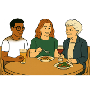 À table