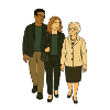 on the road with grandma