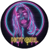 Neon Hot Girl