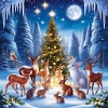Winter Forest Christmas Animal Magic
