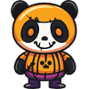 Panda Halloween Zombie