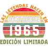 October 1965 Vinatge Retro Birthday Gift