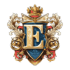 E Buchstabe Name Krone