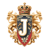 J Letter Name Crown