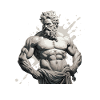 Greek Warrior Stoic Bodybuilding Gym