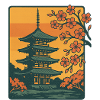Japanischer Tempel