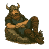 Vikingenruhe am Stein Sleep Shirt