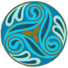 Blue Celtic Sphere