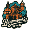 Bergmannkiez Kreuzberg Retro Stil Illustration