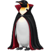 Funny Halloween Penguin Vampire Cartoon Fun
