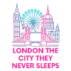 London Neon Skyline Nightlife