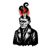 Wax head with flame