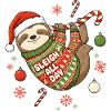 Lustiges Faultier Weihnachten - Weihnachtspullover
