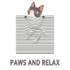 Curious Cat – Funny Optical Line Art