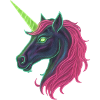 Neon-Einhorn Unicorn