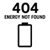 404 – Energy Not Found black