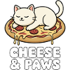 Cheese Paws Cat Pizza
