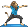 Lion Yoga Fitness Gymnastics