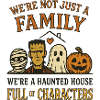 Halloween - family of fun monsters