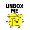 Cheerful Box Character Illustration