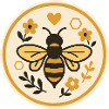 Save the Bees - Nature Bee Motif
