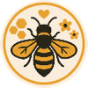 Save the Bees - Nature Bee Motif