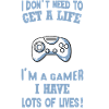 Gamer humor: full of lives