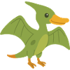 Cute Pterodactyl Duck
