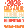 2026 Legend Retirement – Pensioner Pensioner Geschen