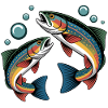 Jumping trout