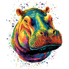 Nilpferd Flusspferd Mama Hippopotamus Cooles Hippo