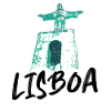 Christ-Roi à Lisbonne illustration bleue