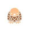 Pangolin Team Mascotte Mignonne